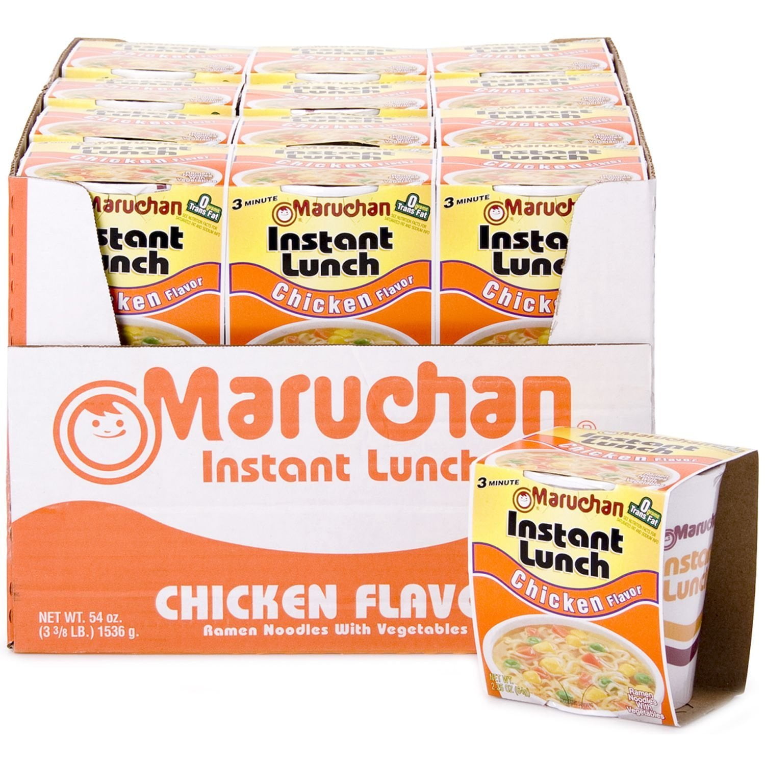 maruchan.paaan Maruchan Instant Lunch Chicken Flavored Ramen Cup Noodle, 24