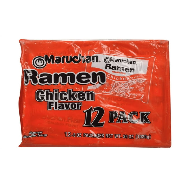 Maruchan, Instant Lunch, Chicken Ramen Noodle, Baby Pack, 12 Count 