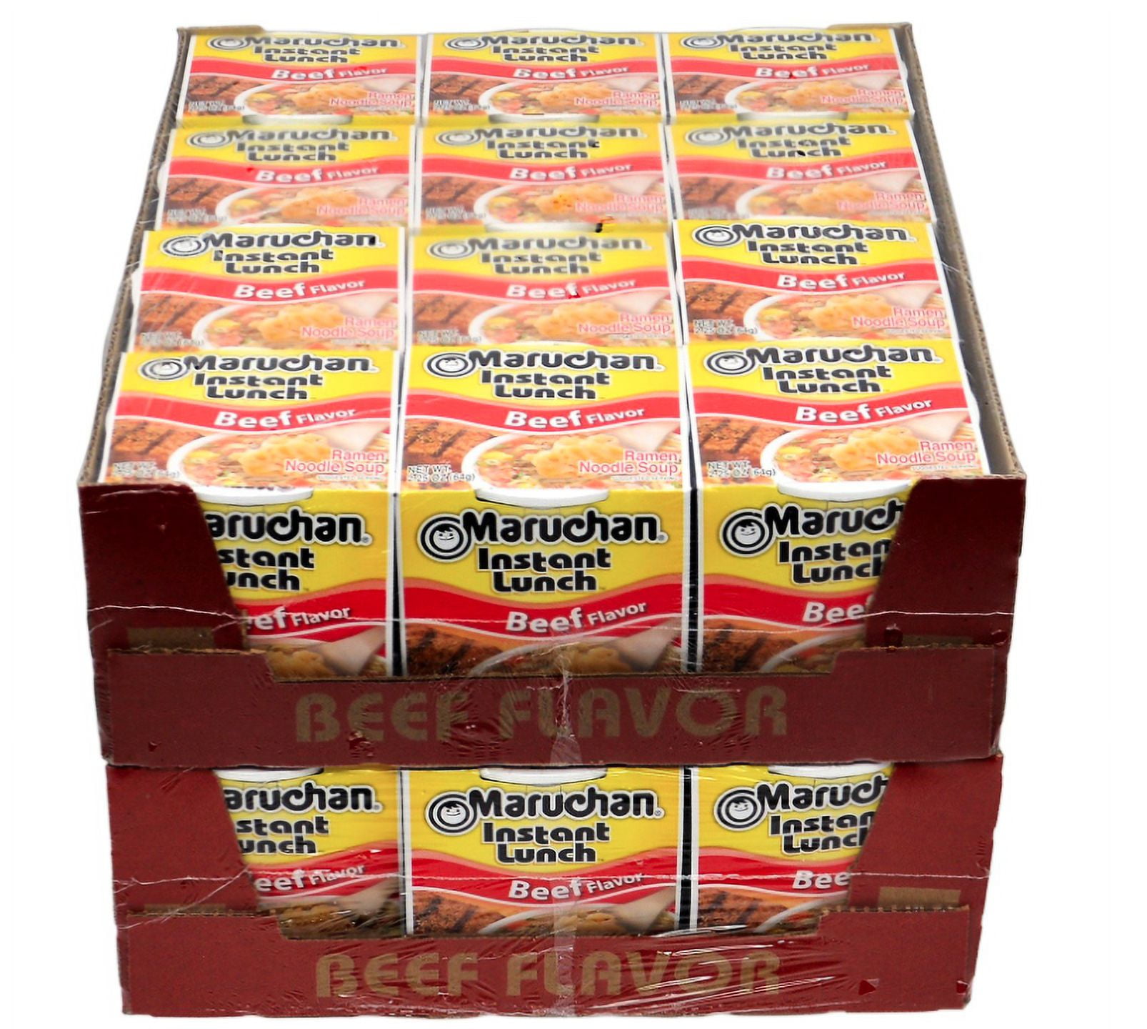 Maruchan Instant Lunch Cup O Noodles Beef Flavored Soup 24 Cups Per Box ...