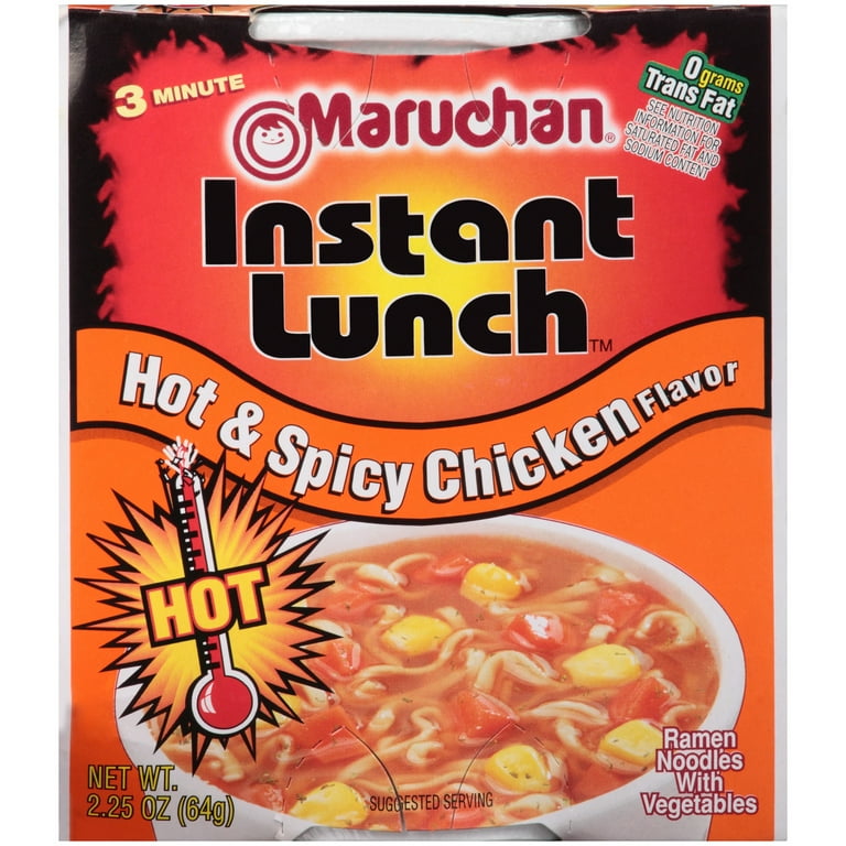 Maruchan Instant Lunch Ramen Noodle Soup, Hot & Spicy Chicken