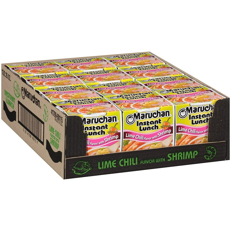 Maruchan Instant Lunch, Lime Chili Shrimp Flavor, 2.25 Oz Cup