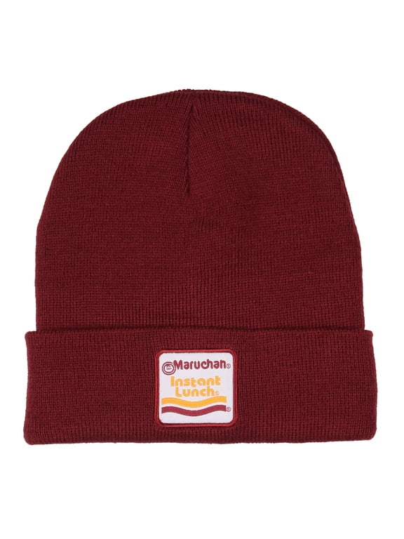 Maruchan Instant Lunch Unisex Embroidered Logo Patch Adult Cuffed Beanie OSFM