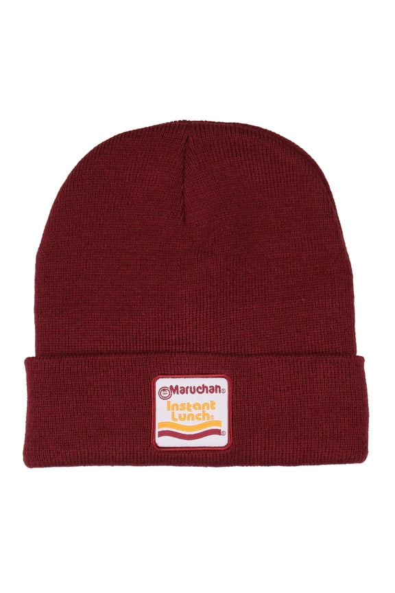 Maruchan Instant Lunch Unisex Embroidered Logo Patch Adult Cuffed Beanie OSFM