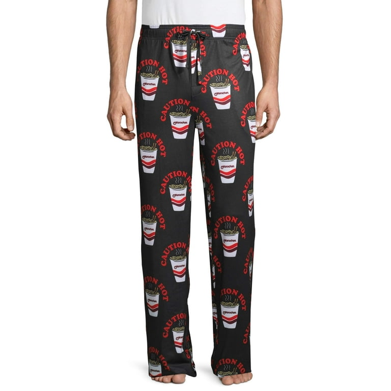 Maruchan Printed Pockets Elastic Waistband Sleep Pants Pajamas Men s 1 Pack Walmart