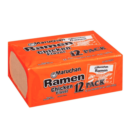 Maruchan Ramen Chicken Flavor Soup 3 oz, Quantity of 12