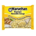Maruchan Ramen Noodle Creamy Chicken Flavor Soup, 3 oz Shelf Stable