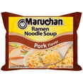 thumbnail image 1 of Maruchan Ramen Noodle Soup, Pork Flavor Instant Noodles, 3 oz, 1 of 15