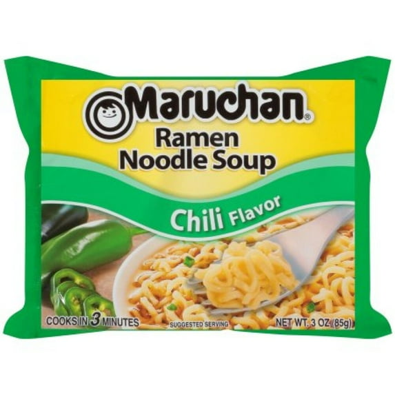 Maruchan Ramen Noodle Soup Chili Flavor (Pack of 12)