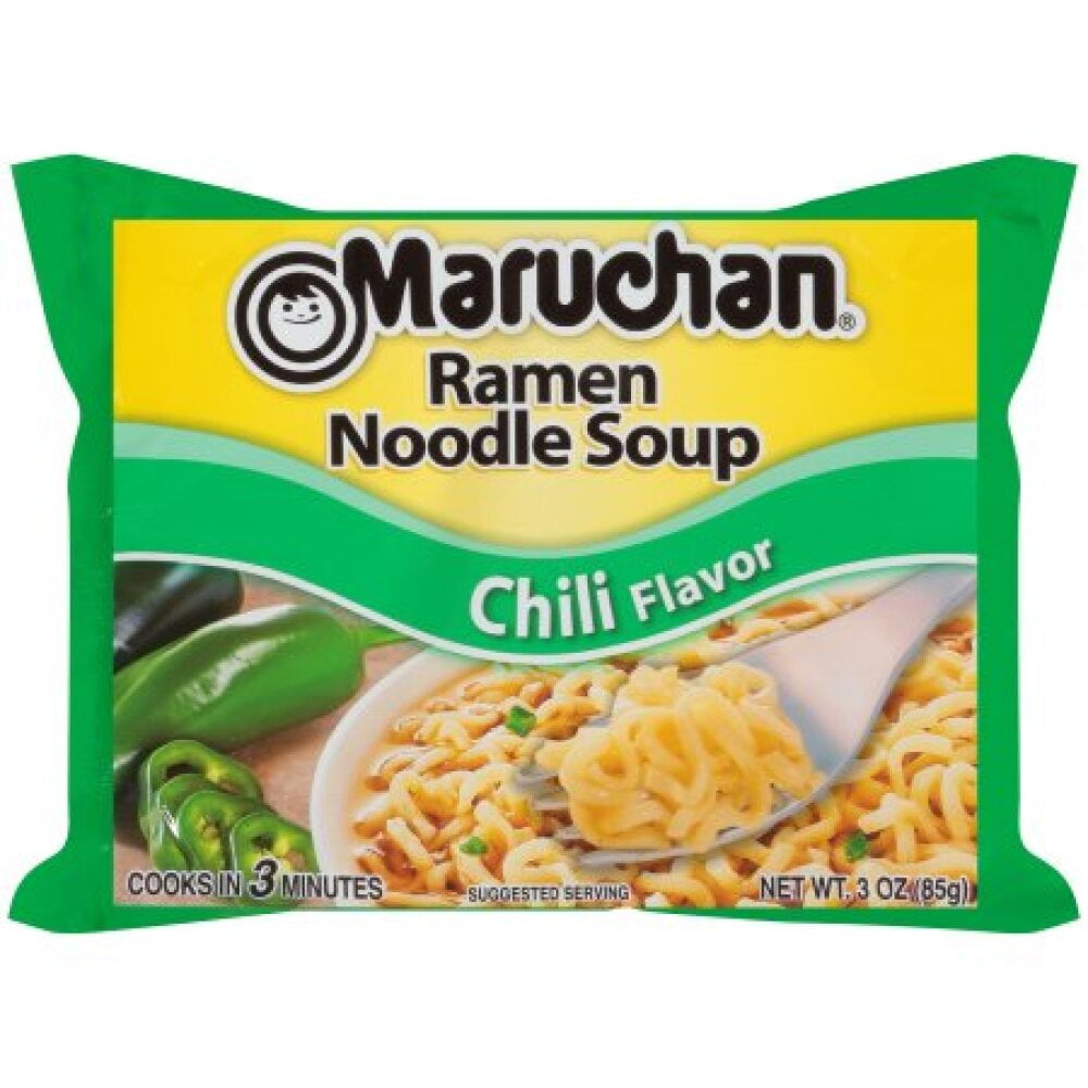Maruchan Ramen Noodle Soup Chili Flavor (Pack of 18)