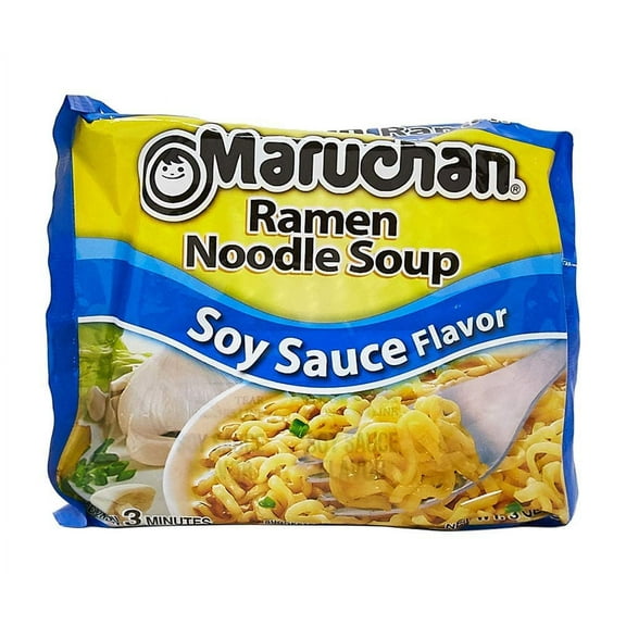Maruchan Ramen Noodle Soup, Soy Sauce Flavor, 3 Oz