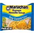 thumbnail image 1 of Maruchan Ramen Noodle Soup Soy Sauce Flavor (Pack of 10), 1 of 1