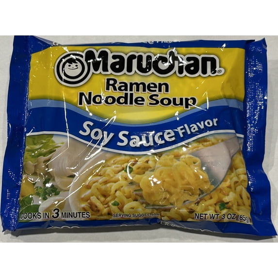 Maruchan Ramen Noodle Soup Soy Sauce Flavor (Pack of 32)