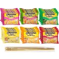 thumbnail image 1 of Maruchan Ramen Noodle Soup Variety, 6 Flavors, 3 Ounce, 4 Packages each Flavor l Pack of 24 bags, with Absol MarketPlace Chopsticks, 1 of 5