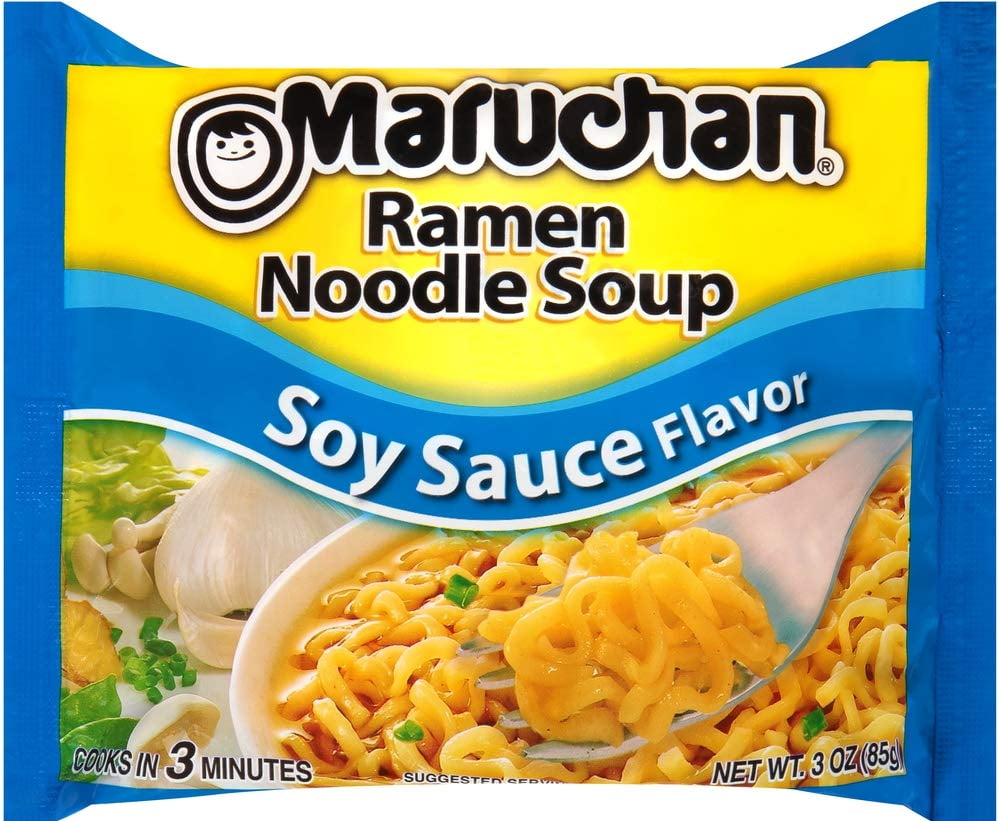 Maruchan Ramen Soy Sauce Flavor, 3.0 Oz, Pack of 24