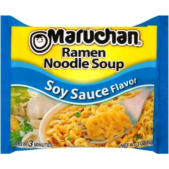 Maruchan Ramen Noodle Soy Sauce Flavor Soup, 3 oz
