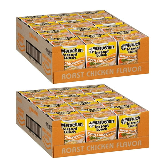 Maruchan Instant Lunch Roast Chicken Flavor, 2.25 oz (Pack of 24)