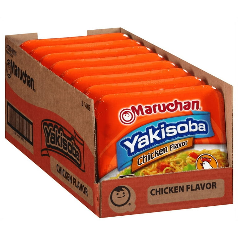 Maruchan Yakisoba Chicken Flavor, 4.00 Oz, Pack of 8