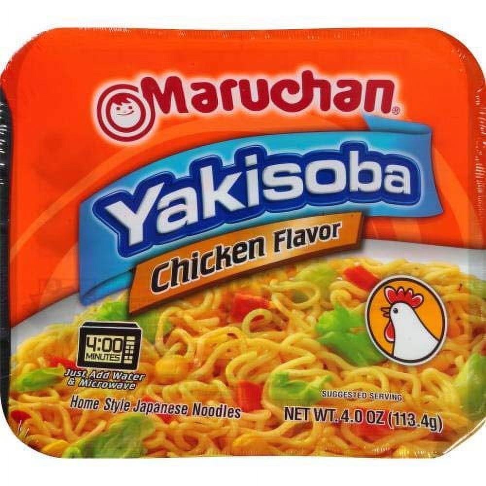 Maruchan Instant Yakisoba Chicken Flavor Noodles, 4 Oz. (Pack of 3