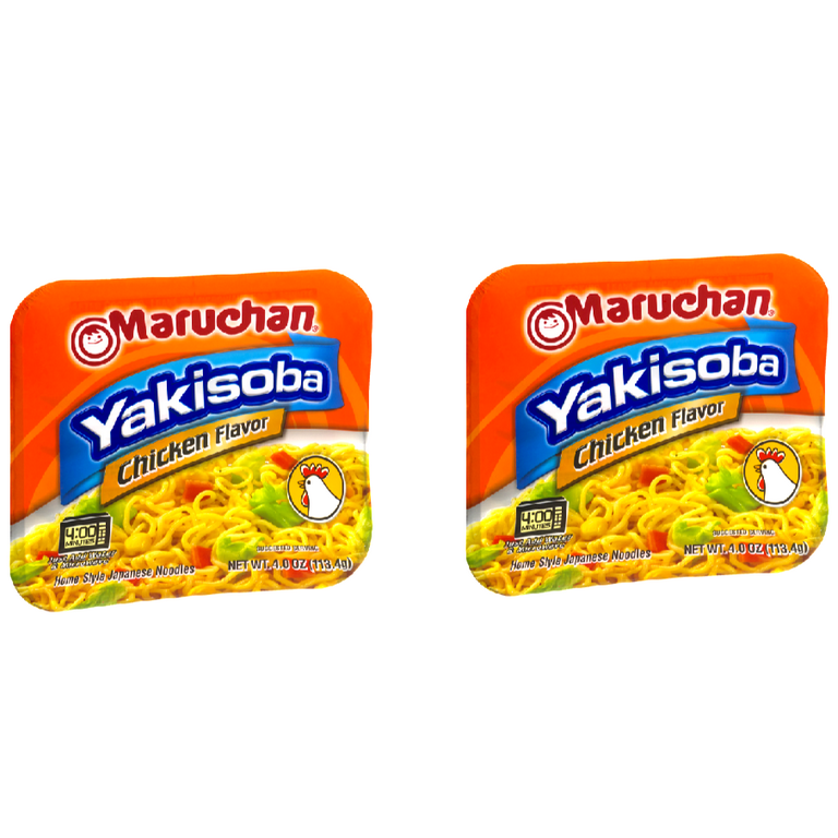 Maruchan Yakisoba Chicken flavor, Japanese Home Style Noodles, 4