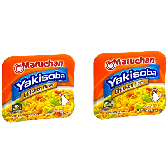 Maruchan Yakisoba Chicken flavor, Japanese Home Style Noodles, 4 Oz each, Pack of 2