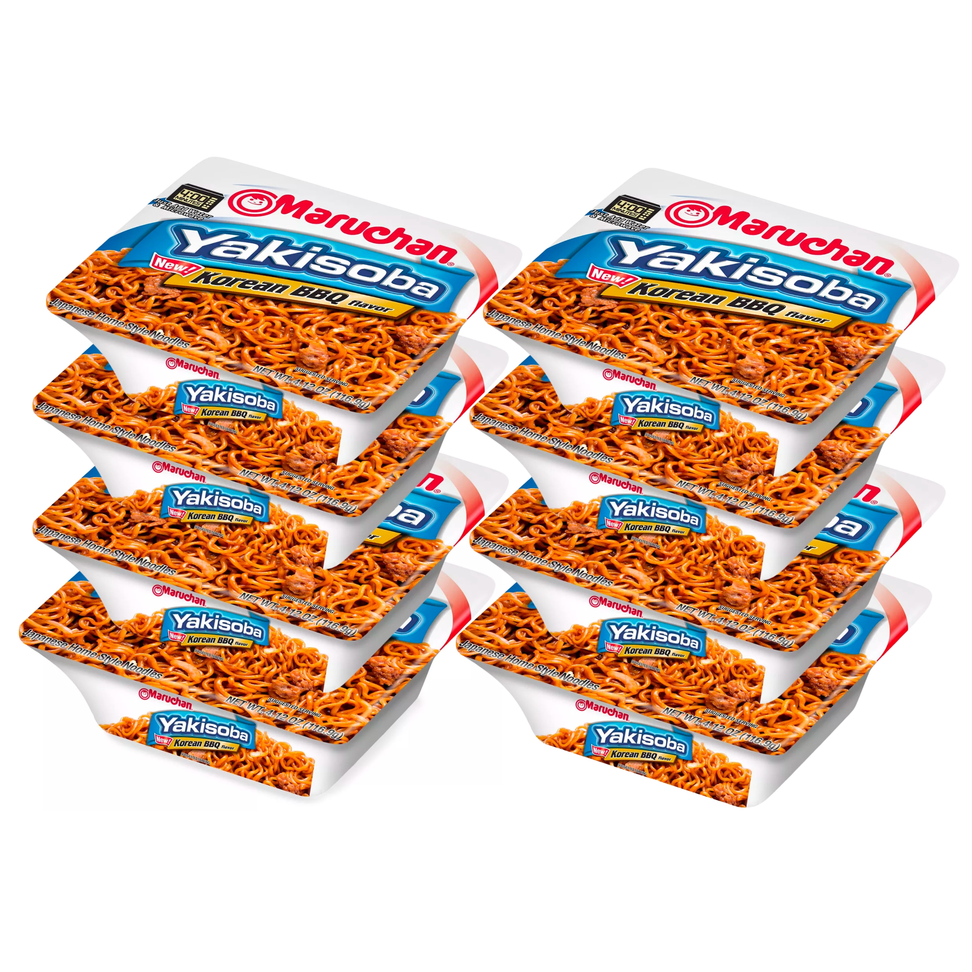 Maruchan Yakisoba Korean BBQ Flavor (4.12 oz., Pack of 8