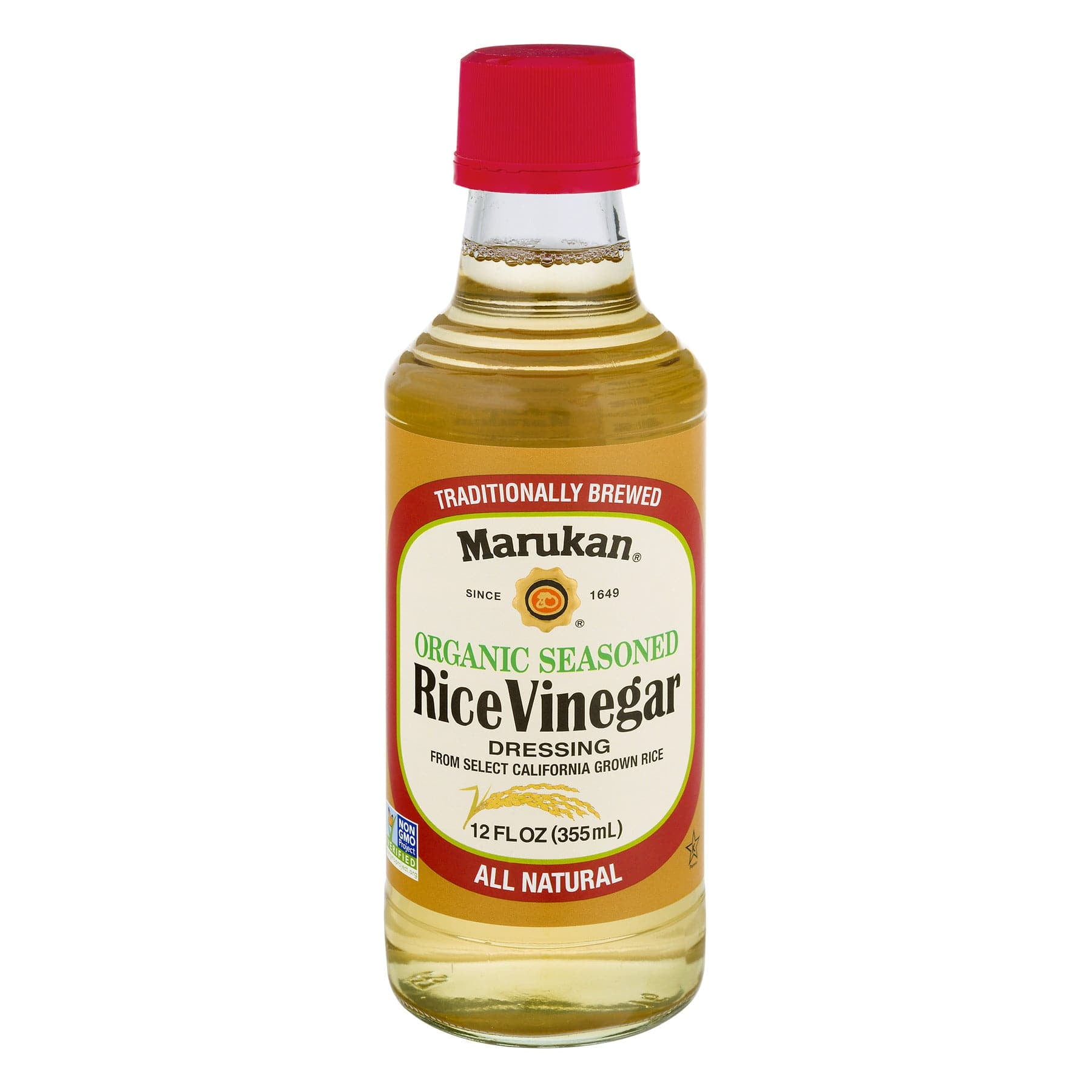 Marukan Organic Seasoned Rice Vinegar Dressing Pack of 6