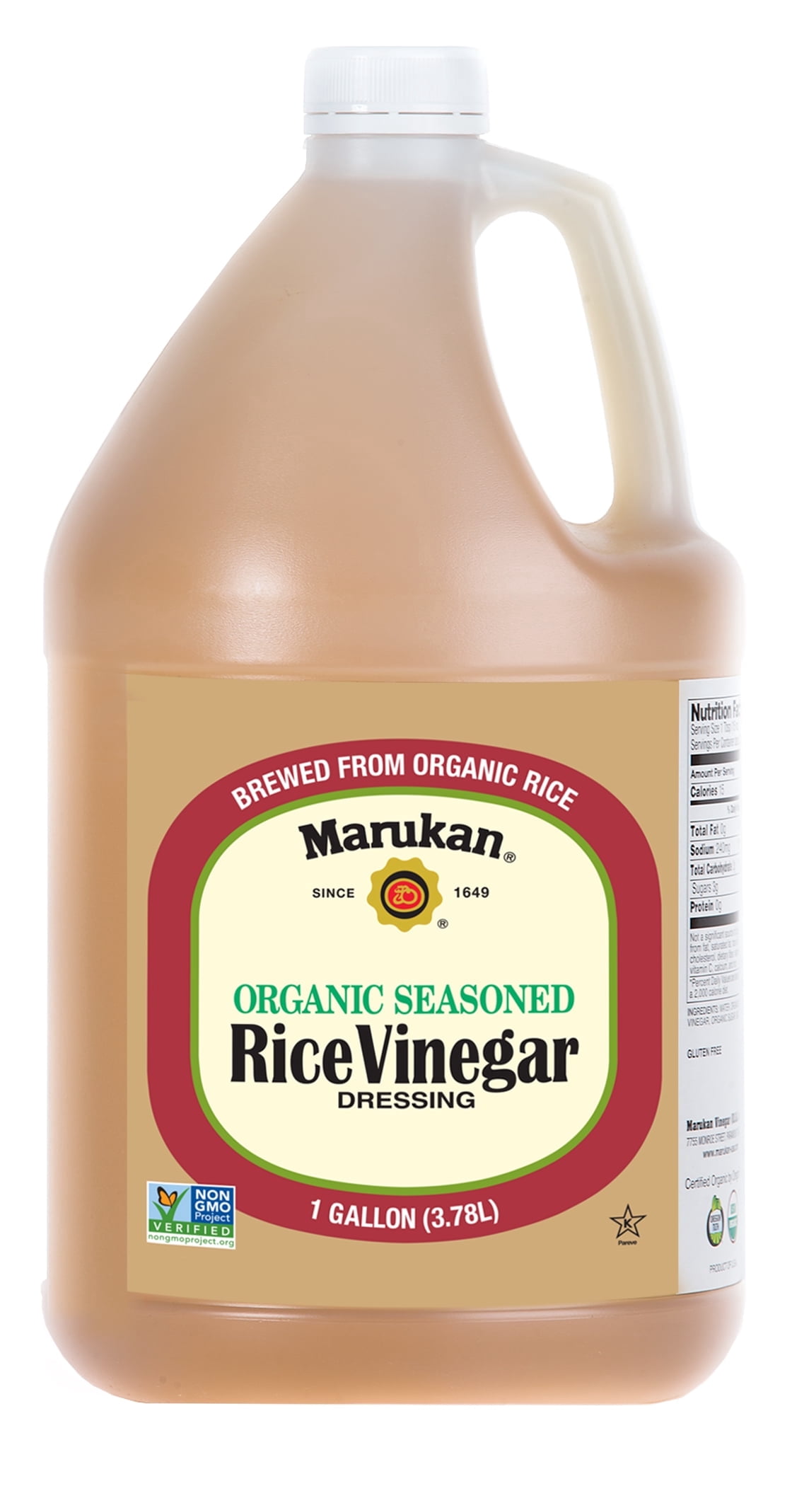 Marukan Organic Seasoned Rice Vinegar Dressing (1 gallon)