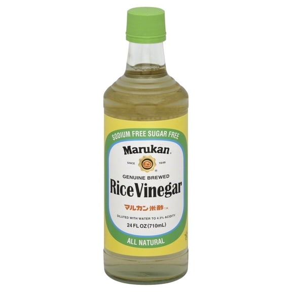 Marukan Rice Vinegar, Genuine Brewed, 24 Fl Oz