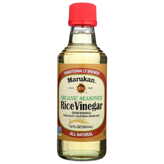Marukan Organic Seasoned Rice Vinegar, 12 fl oz Bottle