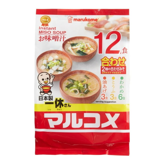 Marukome Assorted Instant Miso Soup Mixes