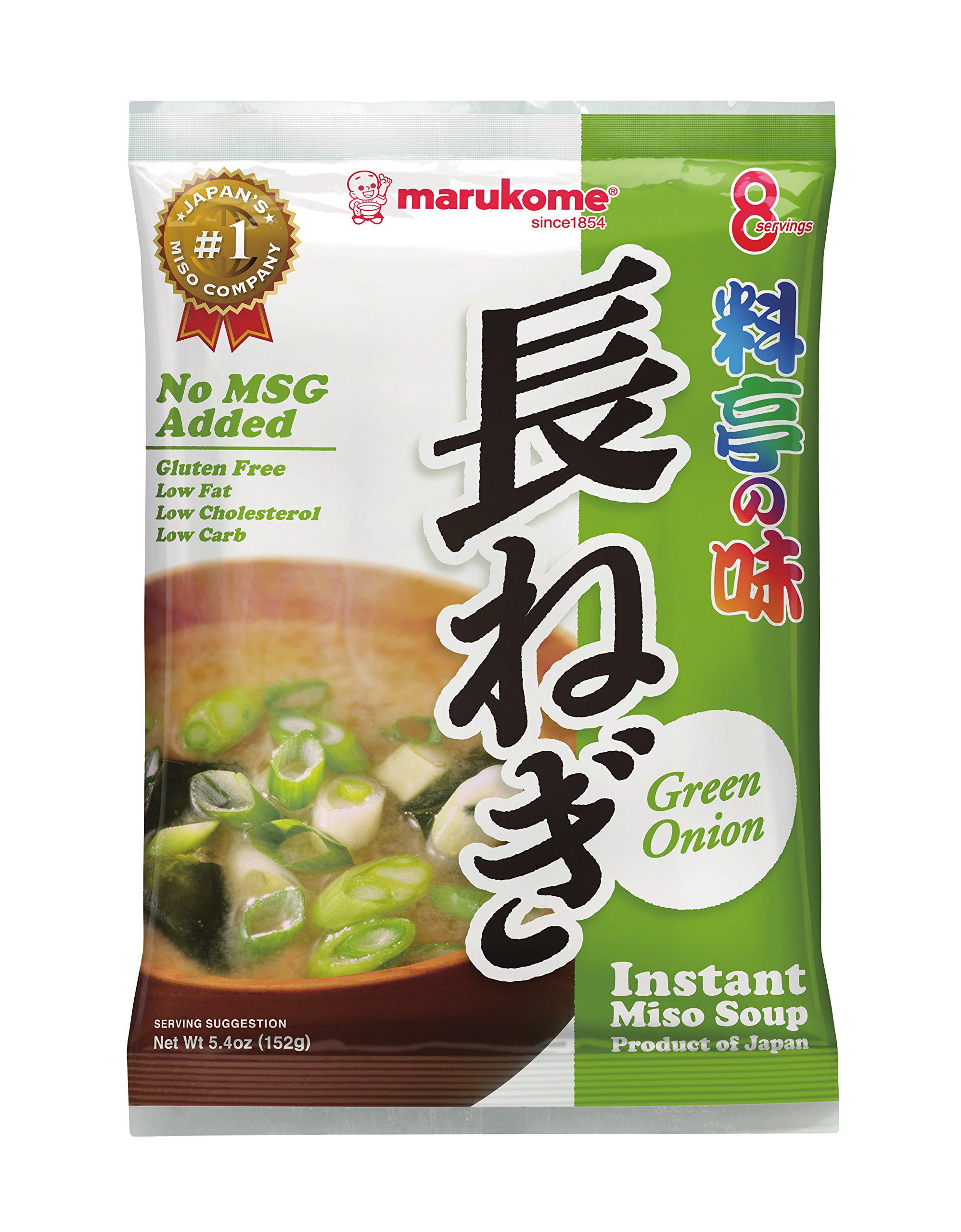 Organic 4 Pack Green Onion Instant Miso - 3 bags – Marukome