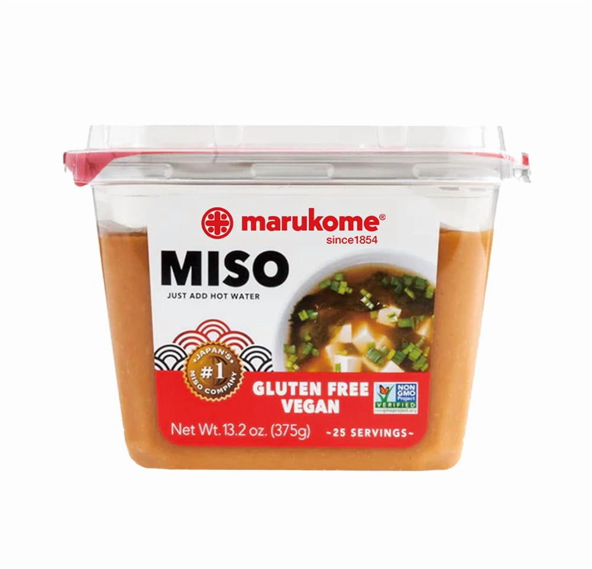 Marukome Miso Paste 13.2 oz, Japanese Soybean, Spices, Parsley