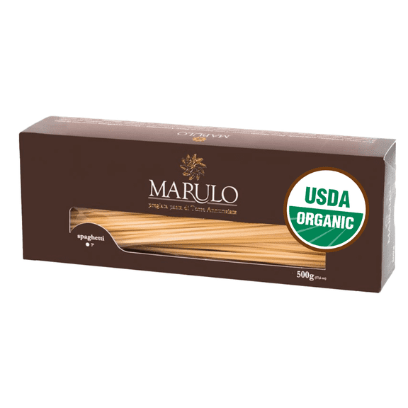 Marulo Spaghetti Oplontini Bronze Die Cut Artisan Italian Pasta, 100% Durum Semolina, 1-Pack