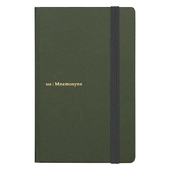 Maruman A6 Notebook Mnemosyne Journal Deep green 5mm Dot grid