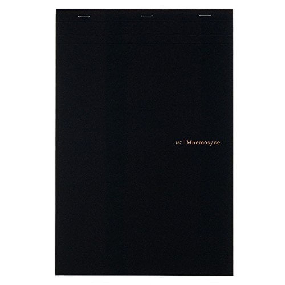 Maruman Mnemosyne Notepad Writing Pad 11.7 x 8.27 inches (A4), 5mm-Squared, 70 Sheets Glue and Stapled(N187A)