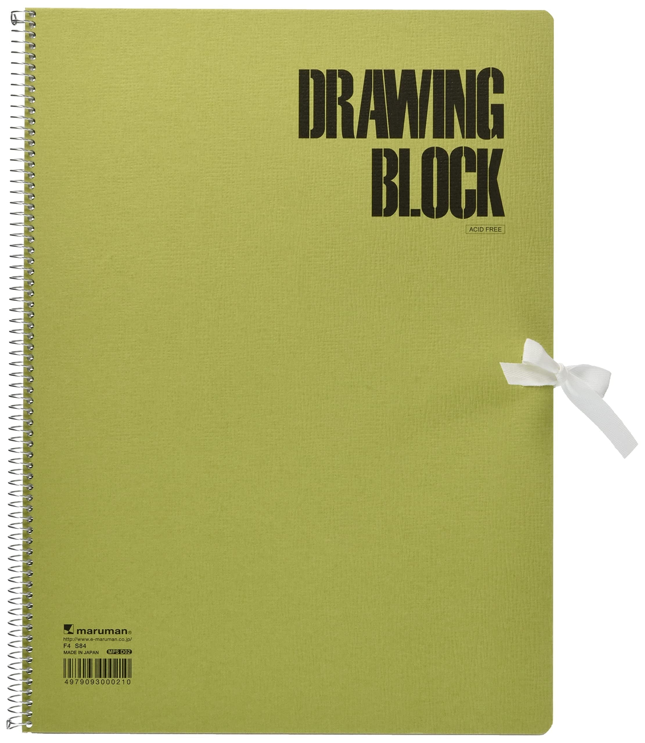 Maruman Sketchbook F4 Olive Series Drawing Paper Thick 20 Sheets S84 ...