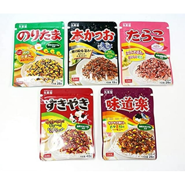 Marumiya Furikake Japanese Rice Seasonings 5 AIS1 packs (5.04oz ...