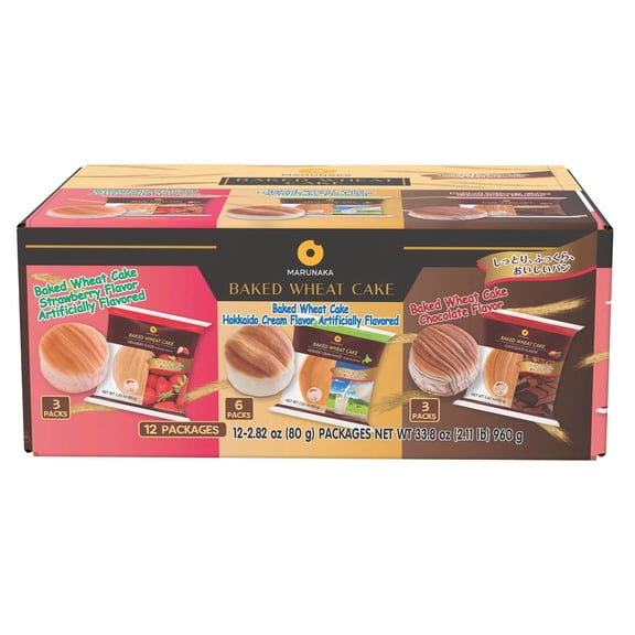 Marunaka Baked Wheat Cake Variety 960g/(12packages)