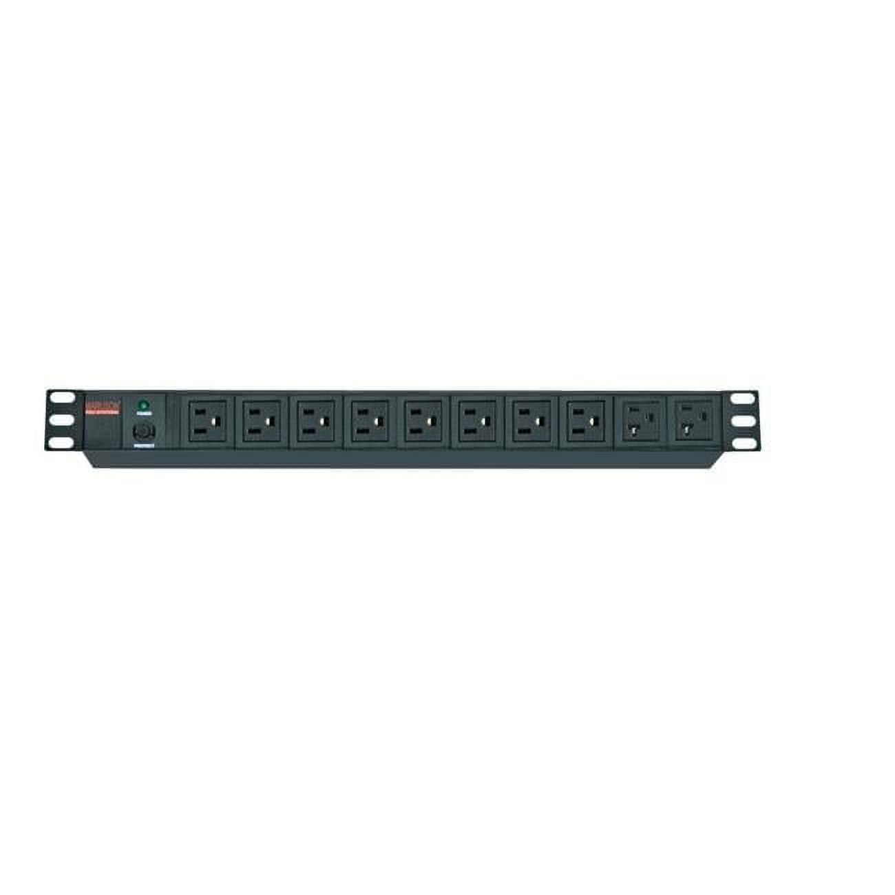 Maruson Technology - PDU-R2010 - 10-Outlet Basic 1U PDU with Circuit ...