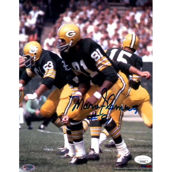 Marv Fleming Signed Autographed 8X10 Photo Packers JSA AB54838