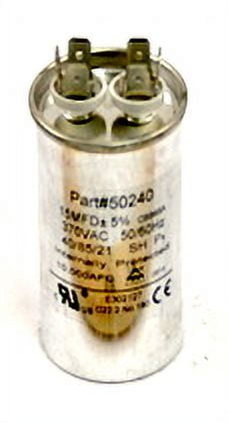 Marvair 50240 - 15MFD 370V Round Run Capacitor
