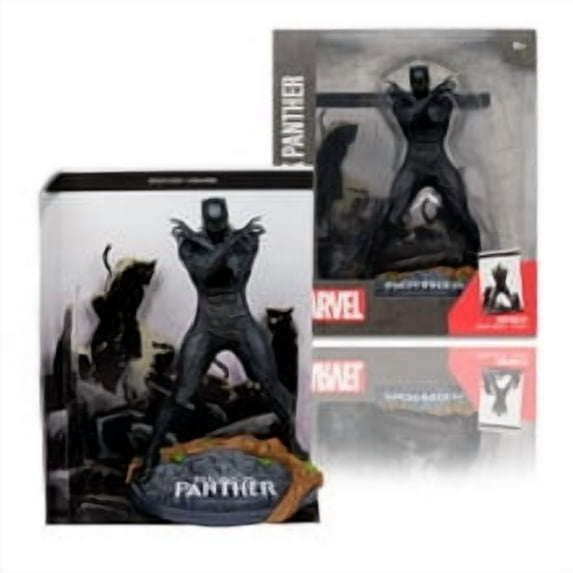 Black Panther (Marvel Knights #4) 1:10th Scale Collectible Figure w/Scene - McFarlane Toys