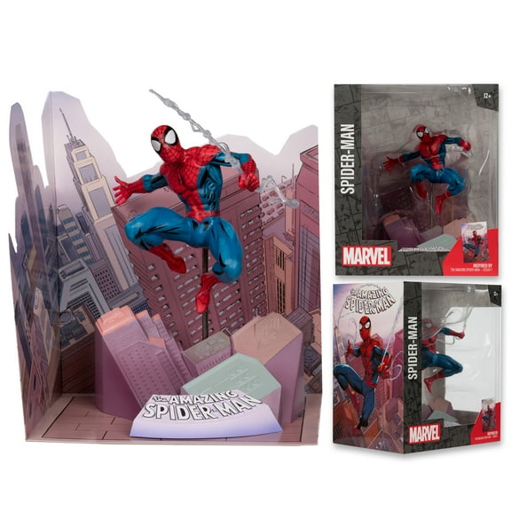 Spider-Man (The Amazing Spider-Man #1) 1:10th Scale Collectible Figure w/Scene - McFarlane Toys