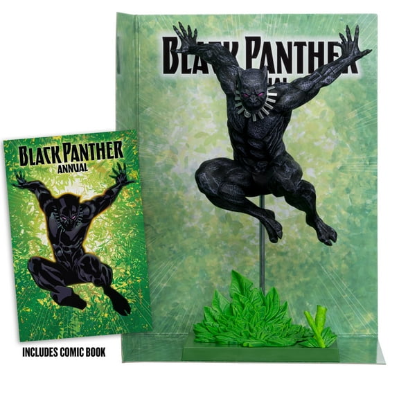 Black Panther 1:6th Scale Collectible with Scene (Marvel: Black Panther Annual (Variant) #1) - McFarlane Toys