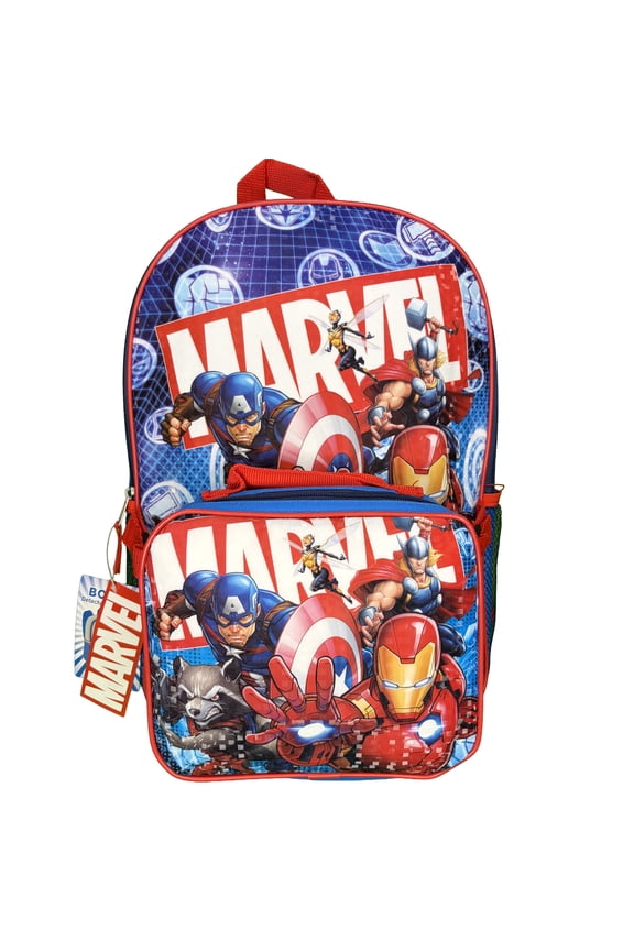 Disney Avengers 16" Backpack with Lunch Bag