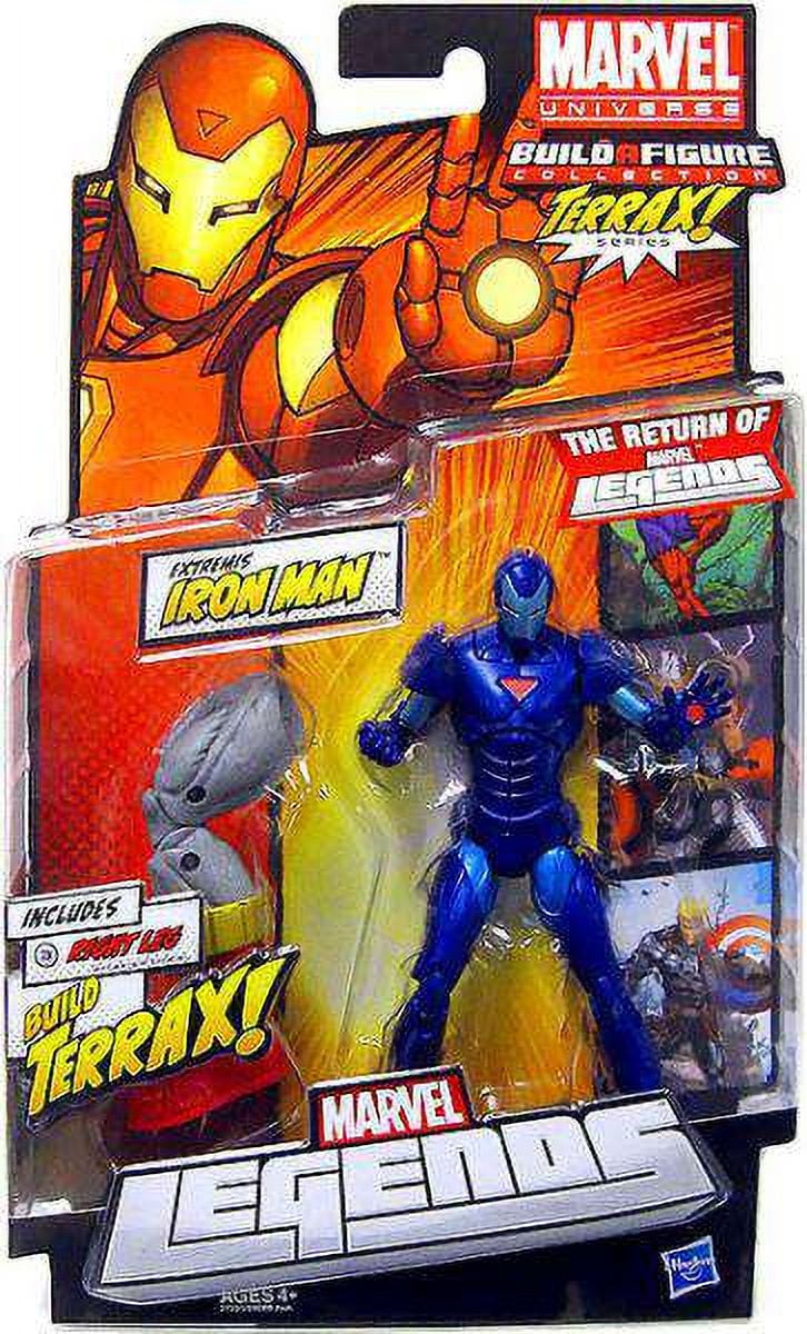 Marvel 2012 Series 1 Extremis Iron Man Action Figure (Stealth Blue Variant)