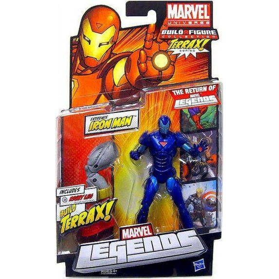 Marvel 2012 Series 1 Extremis Iron Man Action Figure (Stealth Blue Variant)