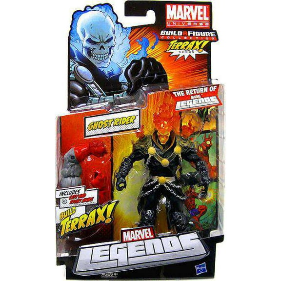 Marvel 2012 Series 1 Ghost Rider Action Figure (Red/Orange Head Variant)