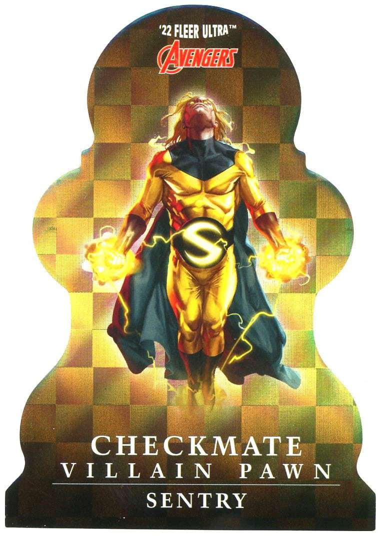 Marvel 2022 Marvel Fleer Ultra Avengers Sentry Checkmate Villain