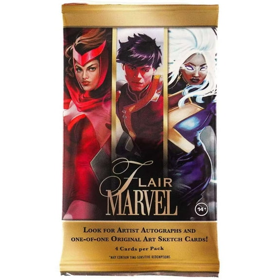 Marvel 2024 Flair Trading Card HOBBY Pack (4 Cards)